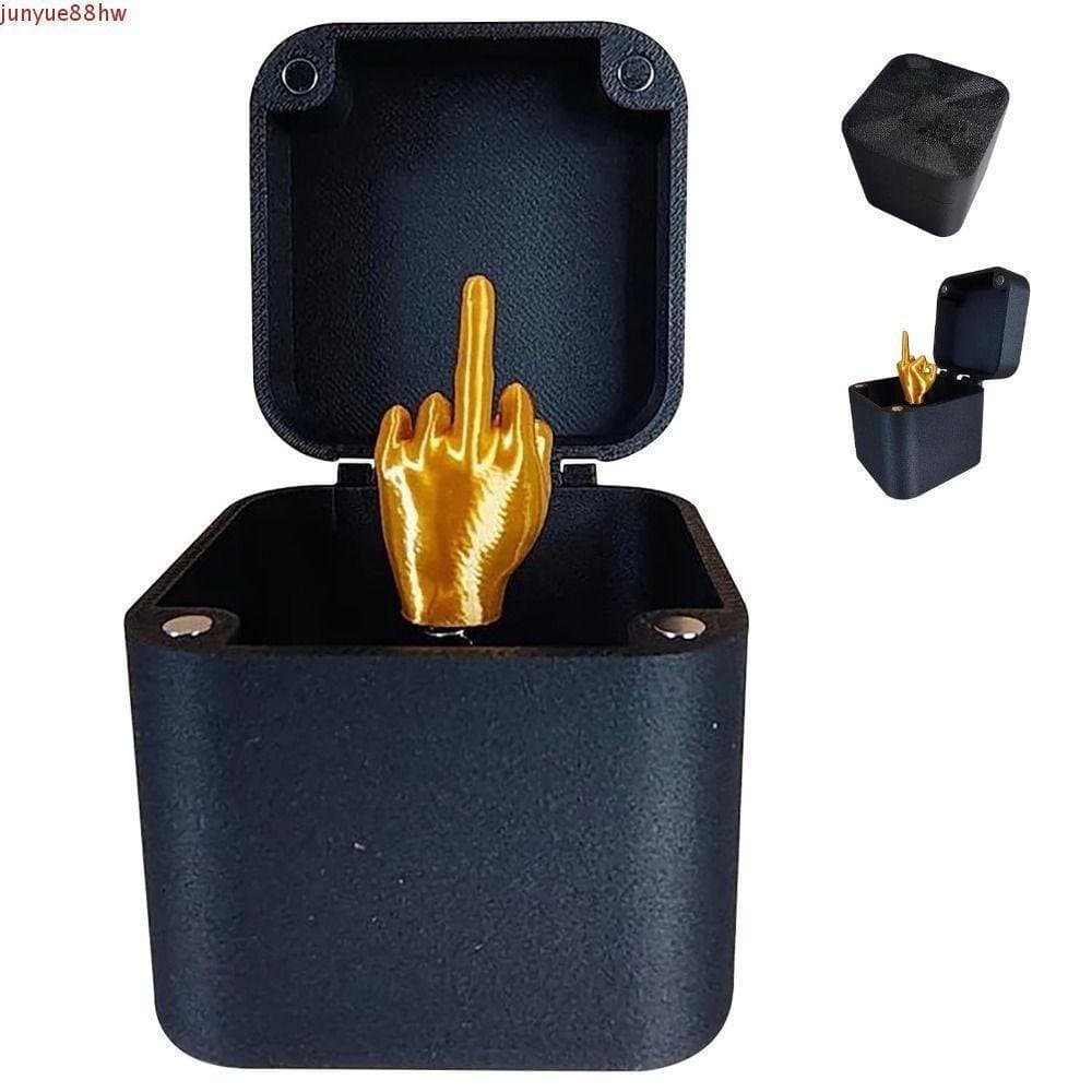 JUNYUE Prank De Natal , Dedo De Caixa Na Médio , Brincadeira Interessante