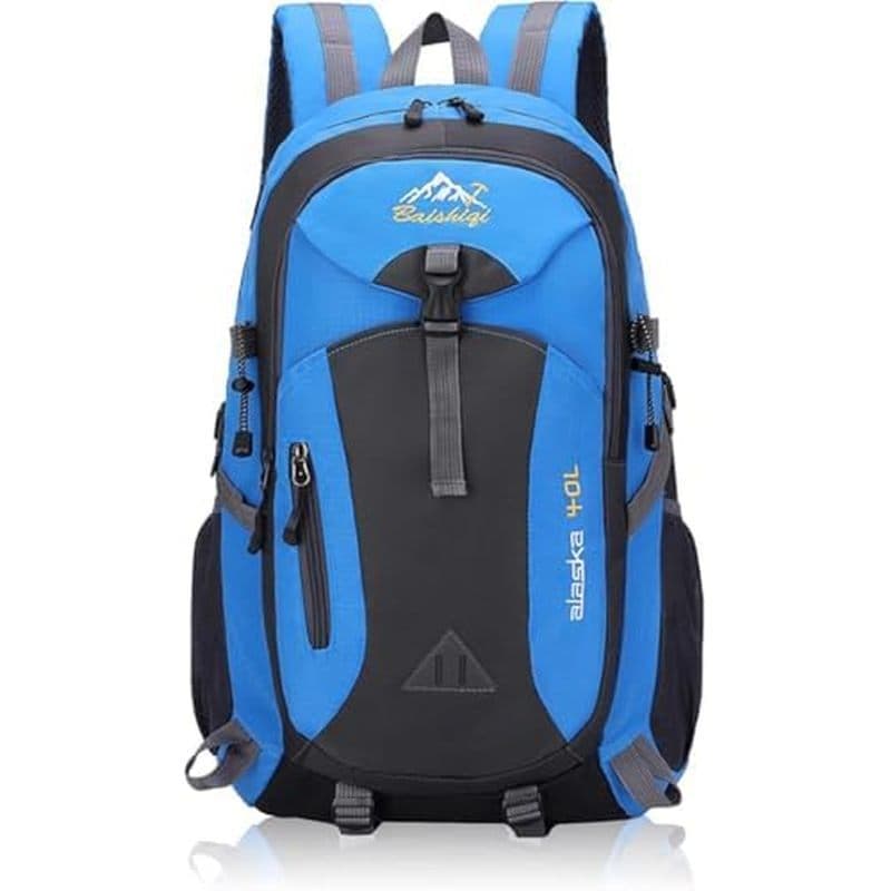 Mochila De Caminhada 40L , Leve Para Homens Impermeável De 40 l Respirável Com Vários Bolsos Acampamento , Deslocamento