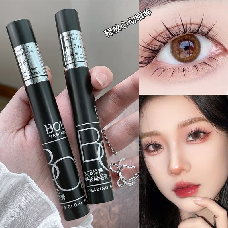 Bob Impressionante Rímel Longo À Prova D 'Água Estendido Estilo de Longa Duração Grosso Curling Mascara Primer Maquiagem