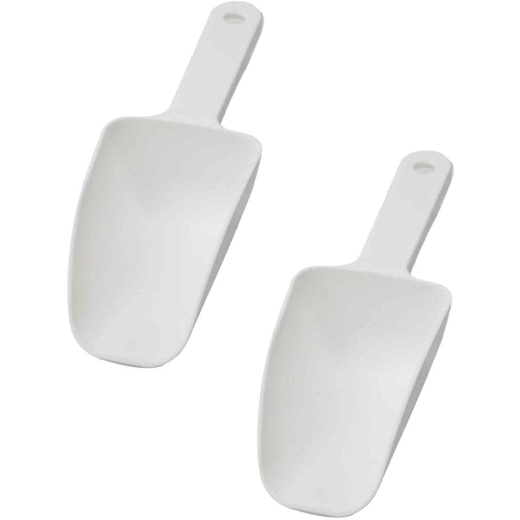 2 Peças de Colher de Plástico para Gelo, Utensílio de Cozinha para Máquina de Gelo, Balde de Gelo, Bar, Freezer, Ração p