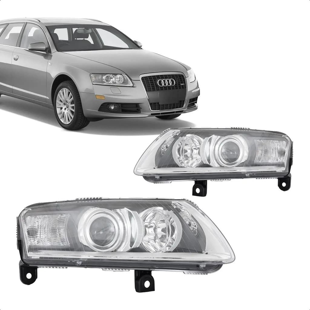 Farol A6 2005 2006 2007 2008 Eletrico Entrada Xenon