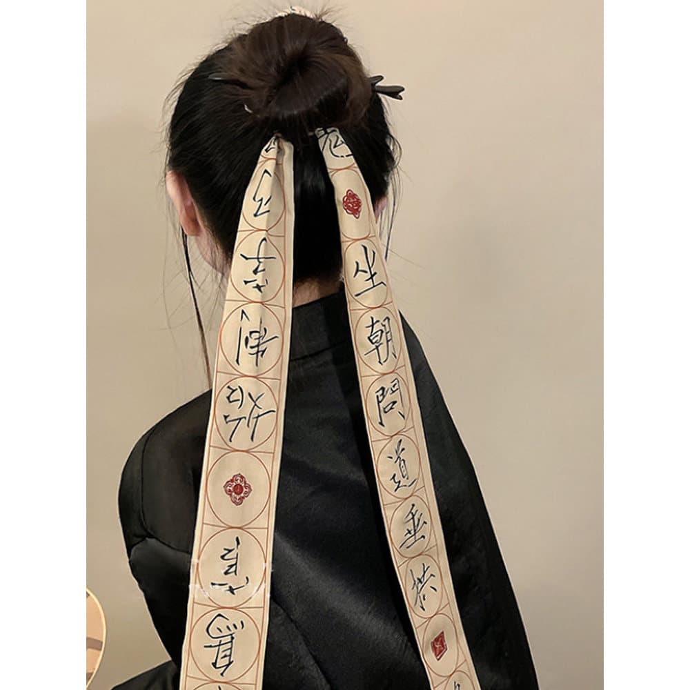 Grampo de cabelo novo estilo chinês feminino High-End estilo antigo hairpin de madeira estilo chinês Hanfu borla passo a