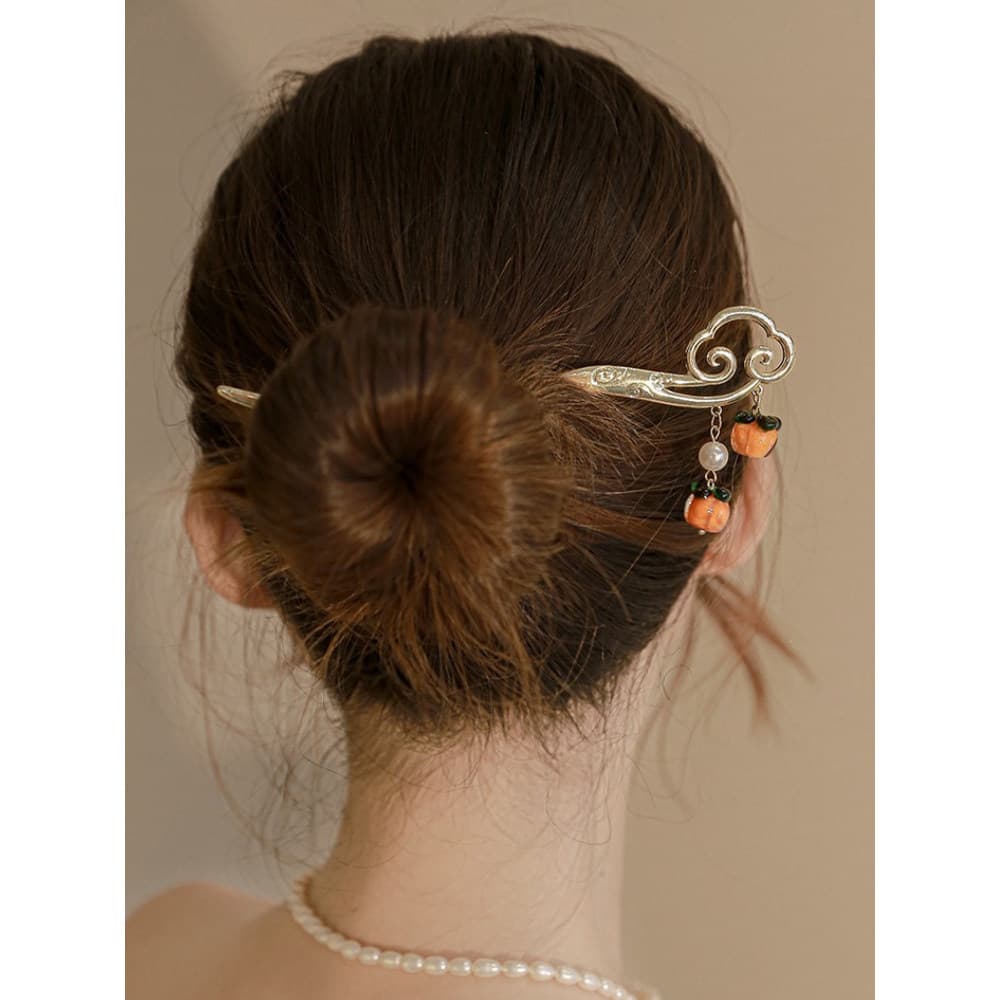 Grampo de cabelo novo estilo chinês feminino High-End antigo hairpin crianças estilo chinês Hanfu borla passo agitando h