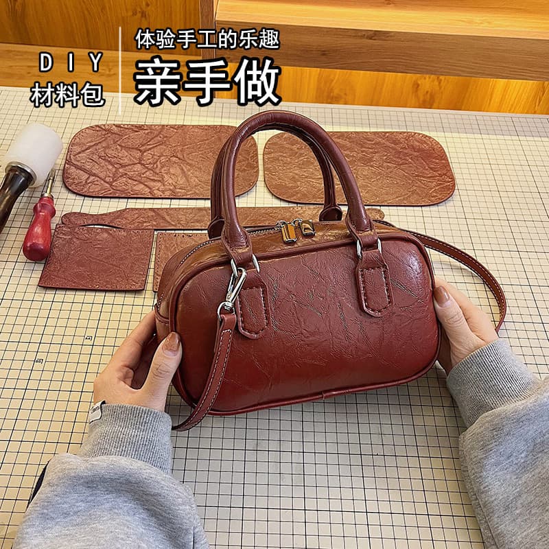bolsa feminina bolsa transversal feminino All-Match Popular Boston pequeno saco feminino 2024 novo estilo Commuter portá