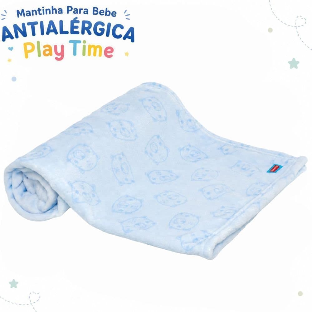 Mantinha Para Bebe Antialergica Play Time Fisher Price