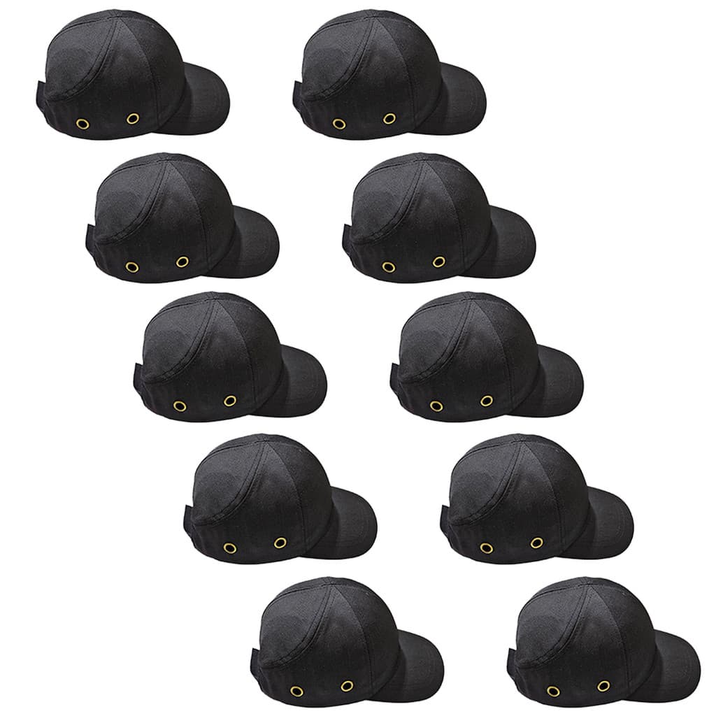 Bone com Capacete EPI Kit 10 Uni Obra Seguranca do Trabalho Casquete Reparo Construcao Oficina Protecao