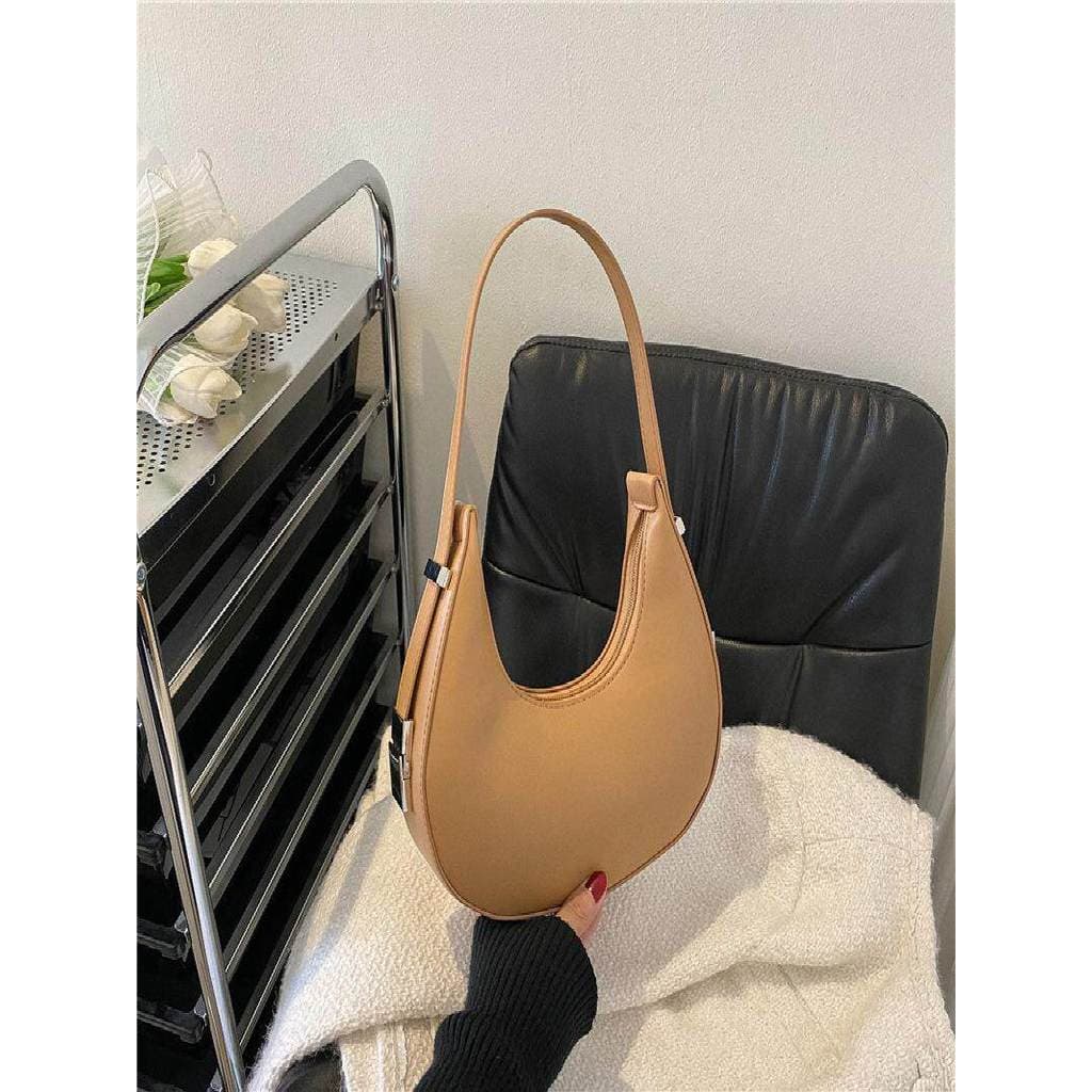 Bolsa bolsa transversal feminino Bolsa de nicho francesa feminina 2024 primavera novo estilo único simples bolsa de axil