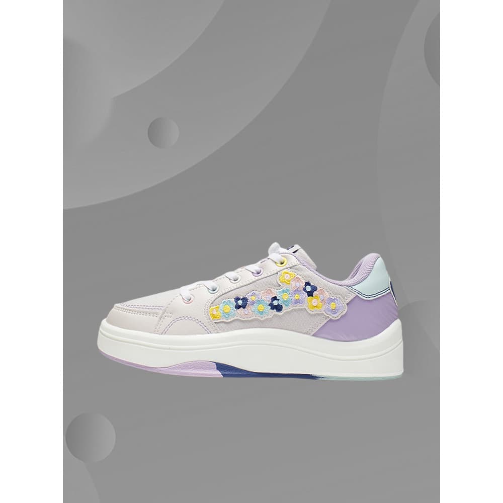 Forro/Li Ning sapatos infantis genuínos homens mulheres grandes crianças GALI florescendo tênis de cano baixo sapatos es
