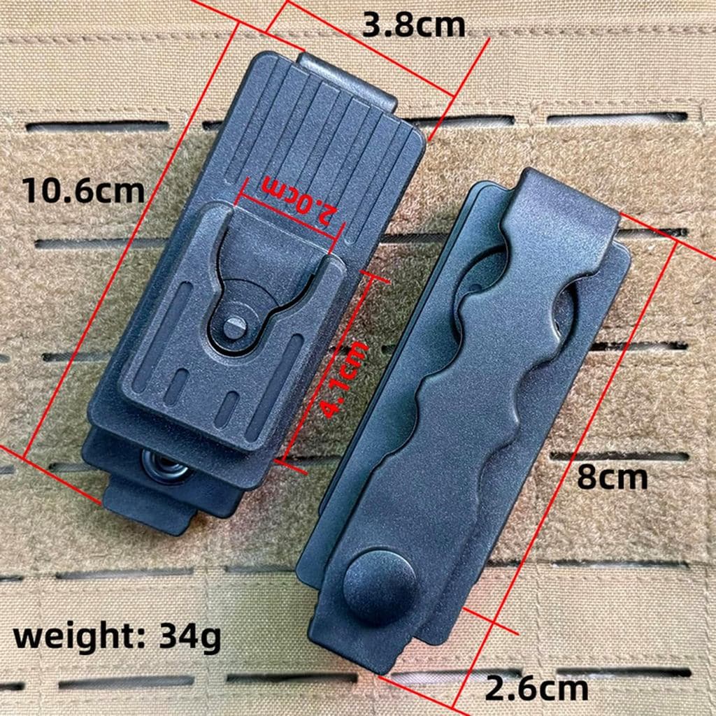 Clipe De Microfone Sem Fio Prático Para Exterior , Bidirecional Giratório De 360 Graus De Liberação Rápida , Adequado Ci
