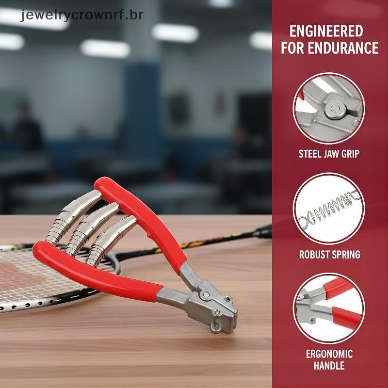 Braçadeira De Amarração Para Raquete De Badminton Profissional , Ferramenta De Tênis , Estável , Durável , Alta Precisão