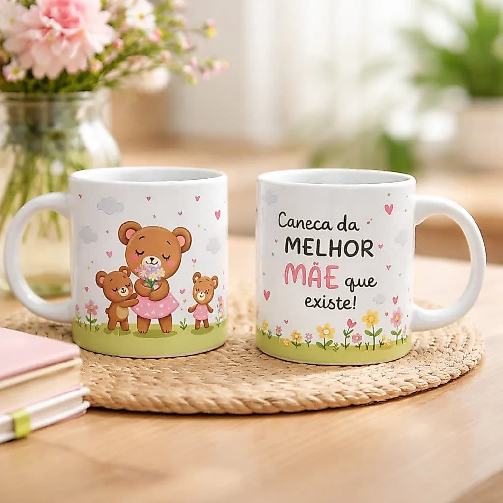 Caneca Porcelana Dia Das Mães Diversos Modelos Presentes