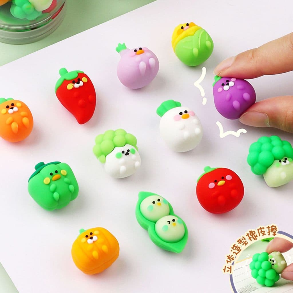 🔥 Apaga Sem Borrar 🔥 Material Escolar Borrachas Escolar borracha de lápis Keqi Papelaria Pequeno animal Compartilhando