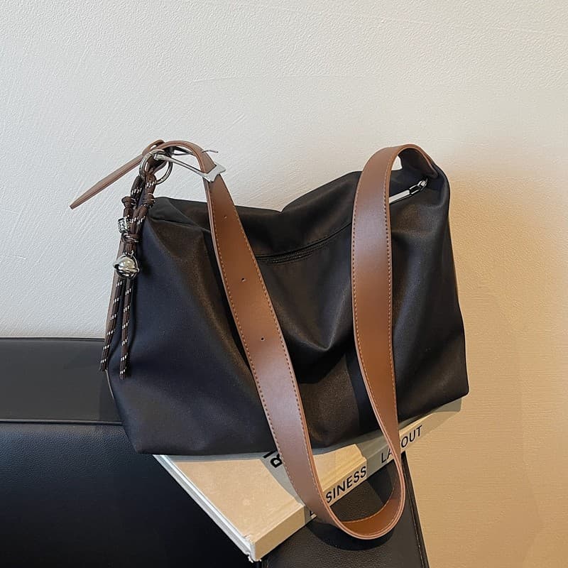 2025 outono novo estilo versão coreana na moda grande capacidade Casual bolsa de ombro All-Match lona saco do mensageiro