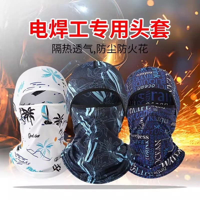 Soldador elétrico Capacete dedicado Soldagem Anti-assar Rosto Ferramenta útil Canteiro de obras Protetor solar antipoeir