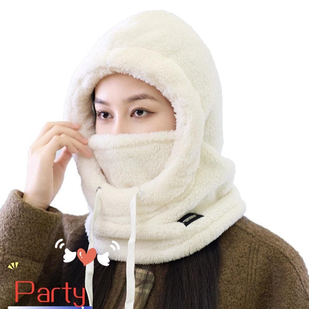 Balaclava De Inverno Para Festa , Chapéu De Esqui Com Cachecol Térmico À Prova De Vento Proteção De Ouvido Macio E Quent