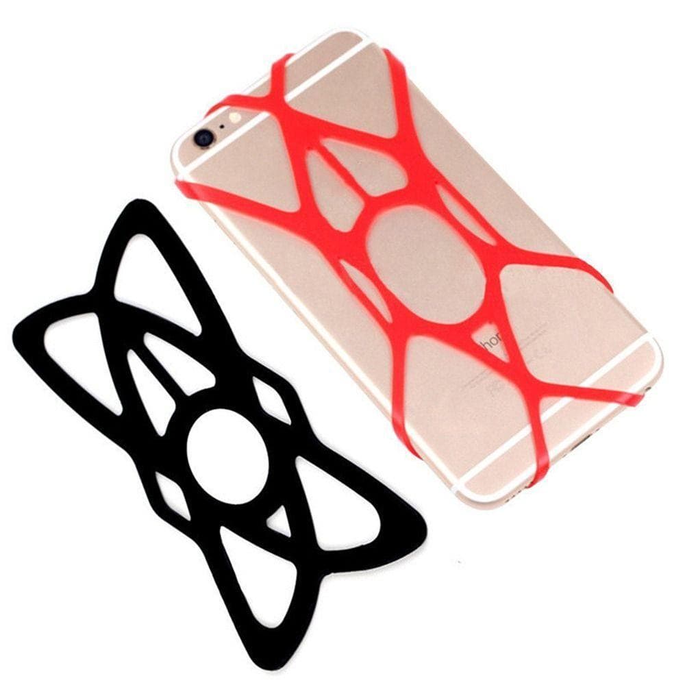 Phones Holder Band Preto Vermelho Para GPS Correia De Segurança Motocicleta Elástica Antiderrapante Suporte Celul