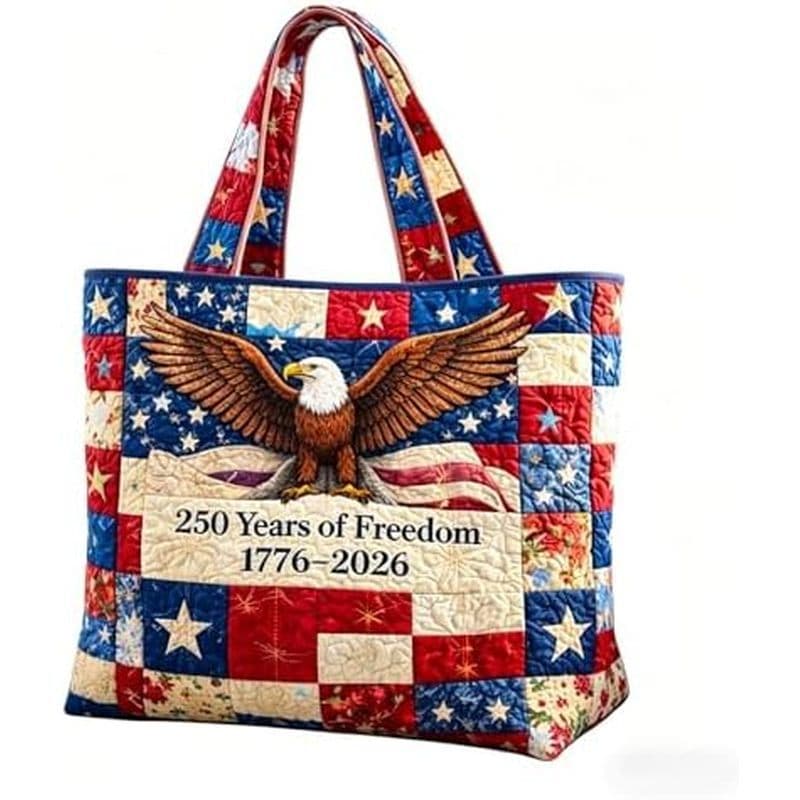 Sacola Do 250o Aniversário Da América 1776-2026 , Bolsa De Ombro Acolchoada Patriótica Para Homens E Mulheres , Presente