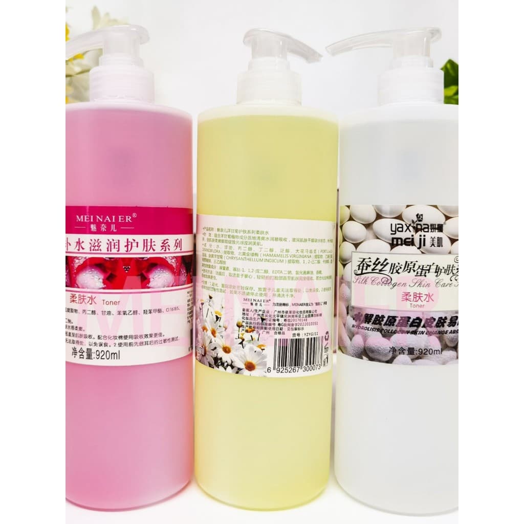 Mei Naier Loção de Cuidados com a Pele Rosa Loção Suavizante Camomila Toner de Seda Salão de Beleza Hidratante Máscara H