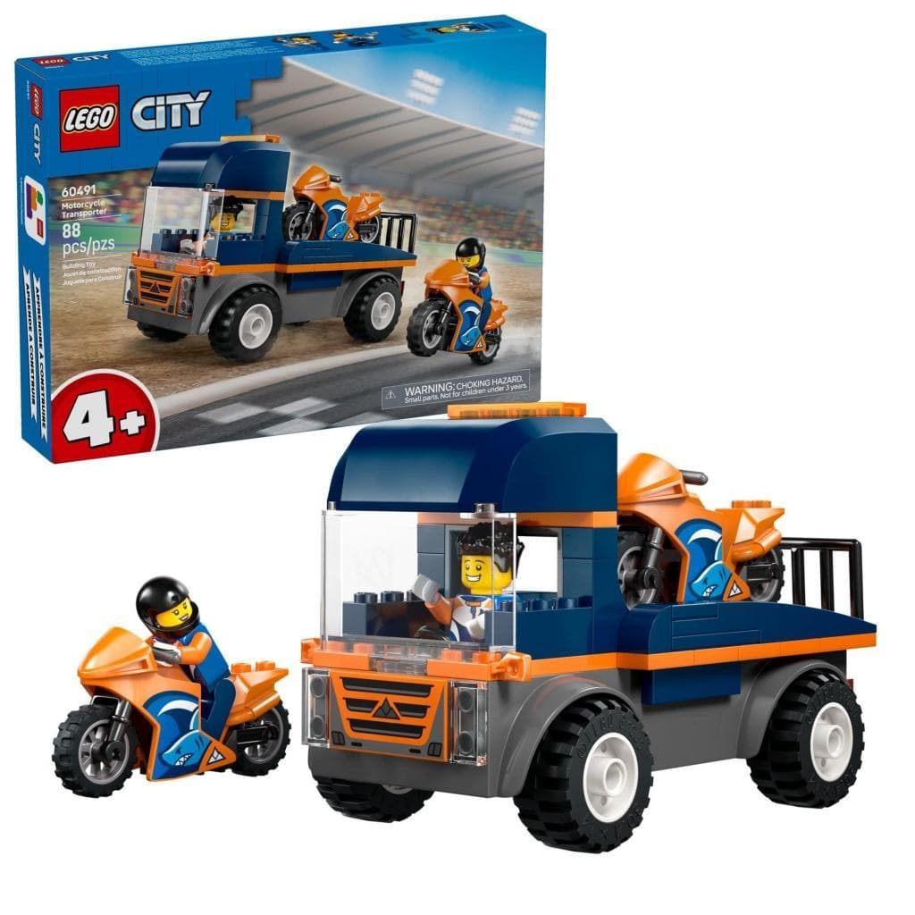 Lego Transportador De Motocicletas - Lego 60491