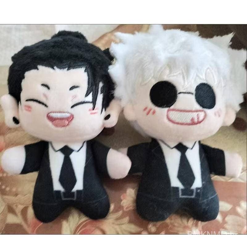Brinquedo de Pelúcia Fofo de Anime Japonês 10cm Jujutsu Kaisen Gojo Satoru Geto Suguru com Estampa de Estrela
