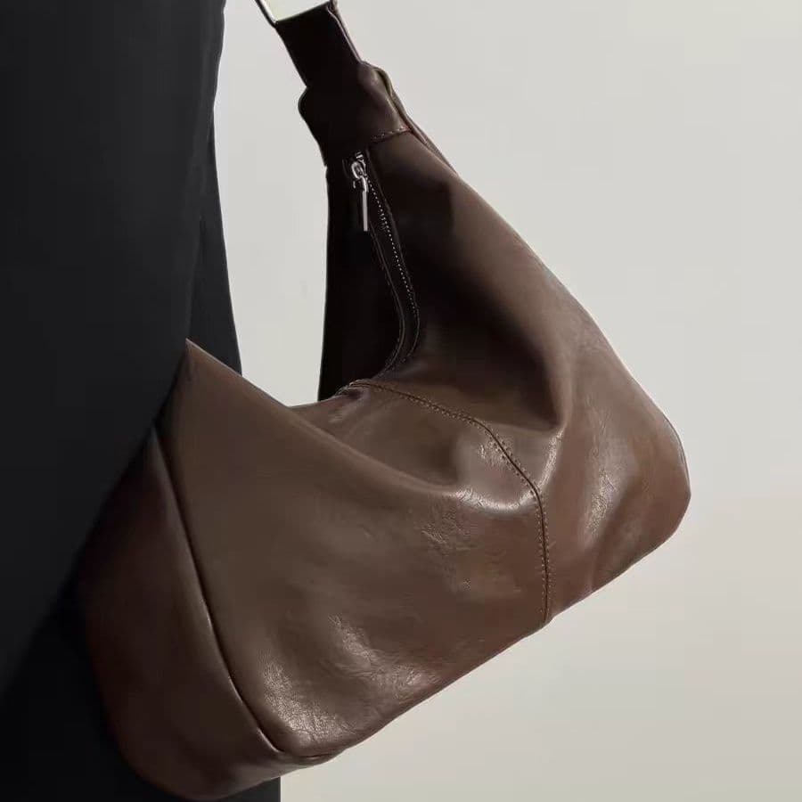 Grande capacidade Retro saco feminino outono inverno novo estilo moda All-Match bolsa de ombro estudante classe Commuter