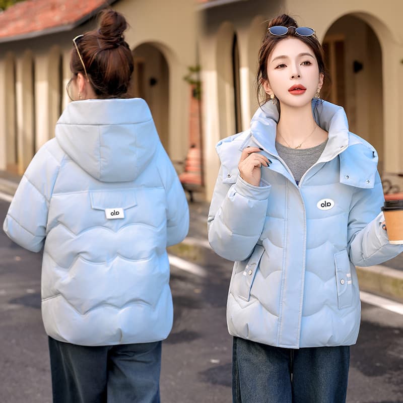 2025 inverno novo estilo pequeno homem destacável capuz para baixo acolchoado jaqueta feminina engrossado pão quente jaq