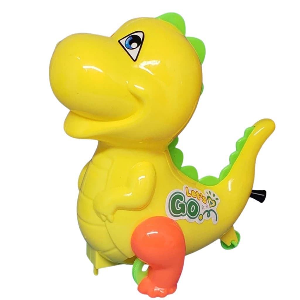 Brinquedo Dinossauro Movido à Corda com Som - Sino - Dino