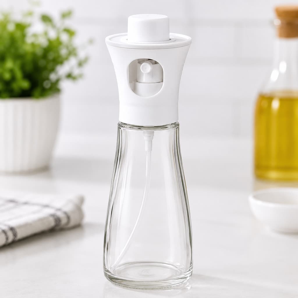 kit 3 borrifador galheteiro de vidro Spray Azeite 150ml Vidro Pulverizador Óleo Vinagre Culinário Reutilizável