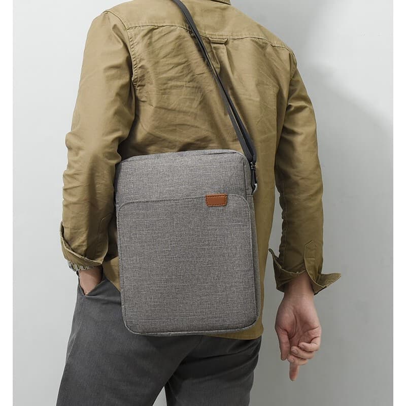 Pequeno pequeno saco masculino de um ombro Casual na moda Vertical saco do mensageiro estilo de negócios viagem pequeno