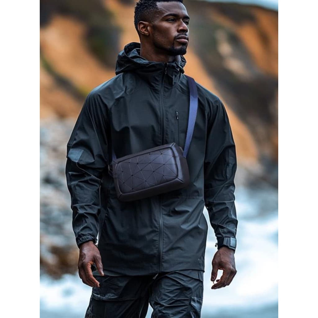 Homens saco do mensageiro esportes bolsa de ombro leve Commuter saco de peito moda portátil ao ar livre leve armazenamen