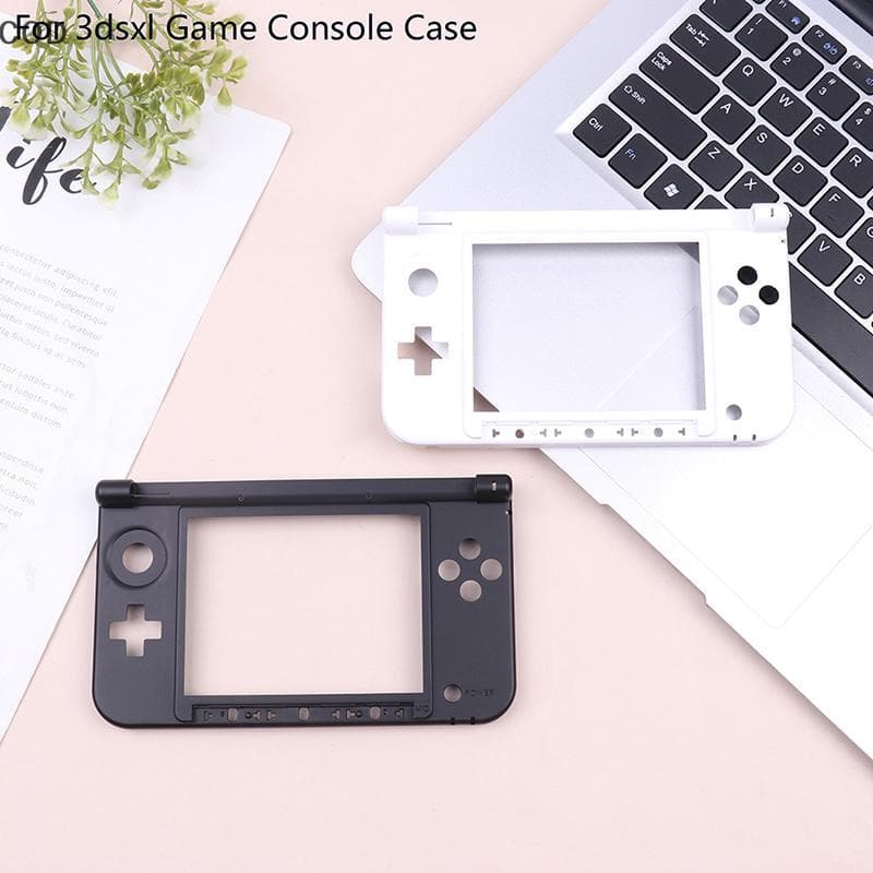 [QYA] 50PA Compatível Com 3DS XL LL Peça De Dobradiça De Reposição Parte Inferior Da Estrutura Intermediária Caso Para C