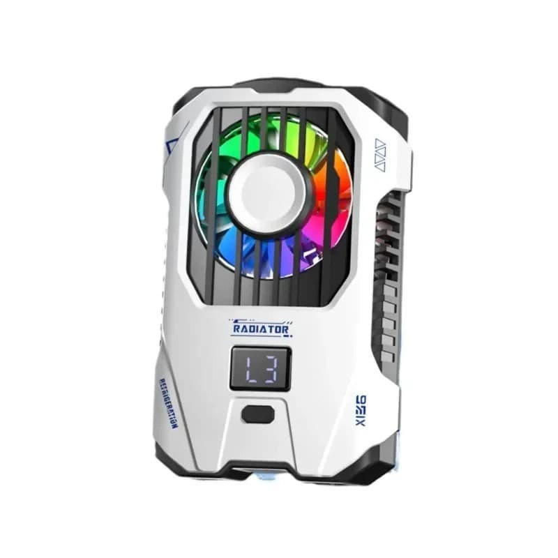 Cooler X136 Rgb Semicondutor C/ Bateria 2500mah Para Celular