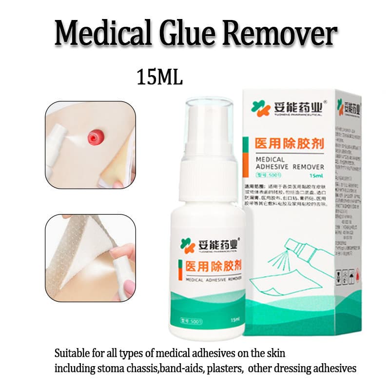 Removedor De Cola Médica 15ML Ostomia Chassis Stripper Curativo Spray De Remoção De Pele Indolor