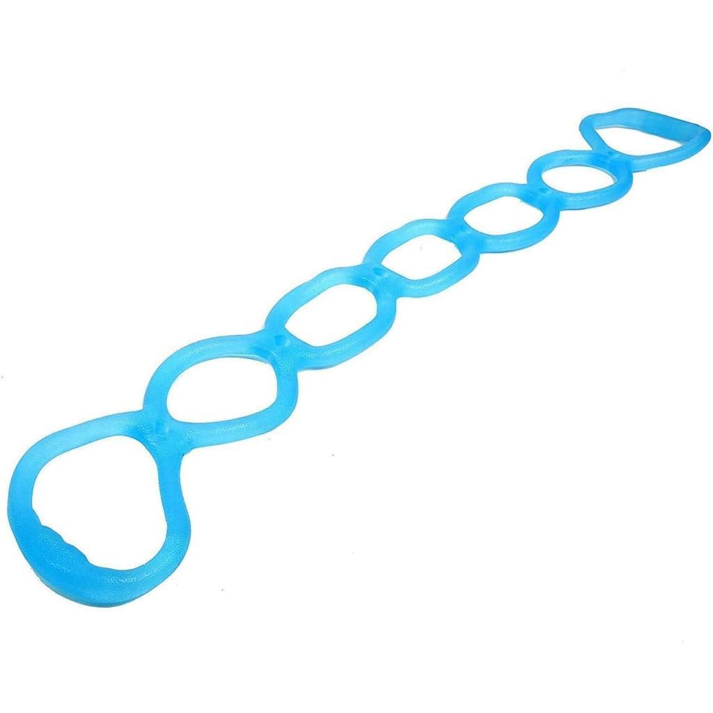 Banda de Exercício Elástica com 7 Anéis, Banda de Resistência Elástica de Silicone Portátil, Flexbands para Pilates, Fai