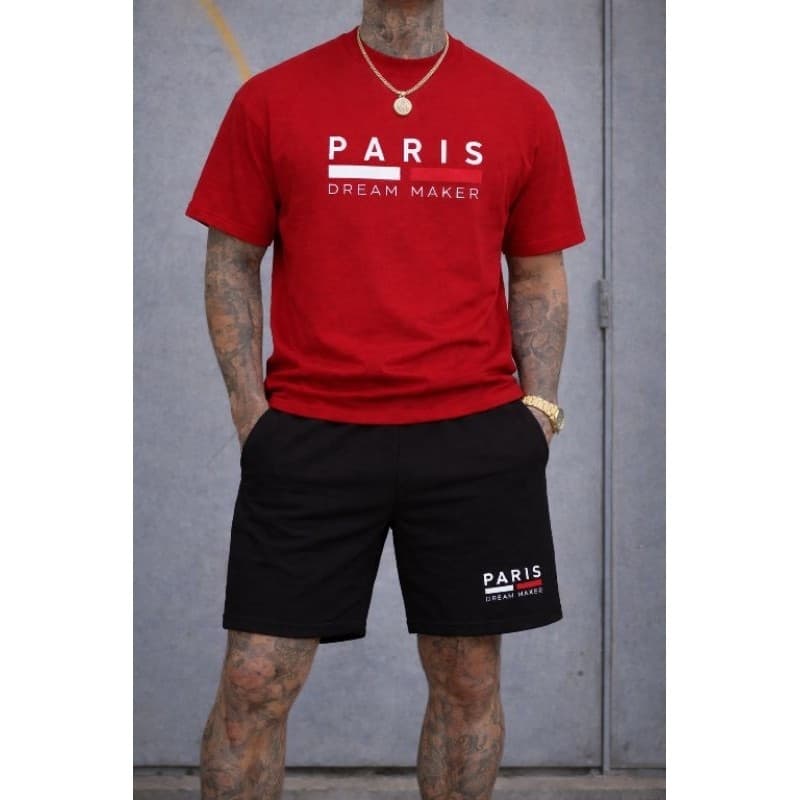 Kit Conjunto Camiseta e Short Tactel Plus Size Estilo Mauricinho Conforto e Estilo com Qualidade Premium.