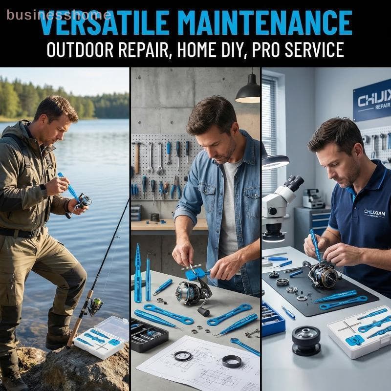 < busines > Ferramenta Removedora De Pino De Rolamento De Carretel De Pesca , Kit De Manutenção DIY , Metal Durável Para