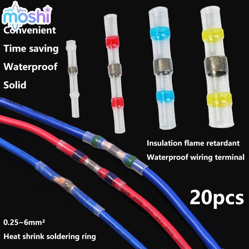 Conectores De Fio De Vedação De Solda MOSHI Terminais De Cabo Elétrico À Prova D'água Kit De Emenda Elétrica BR
