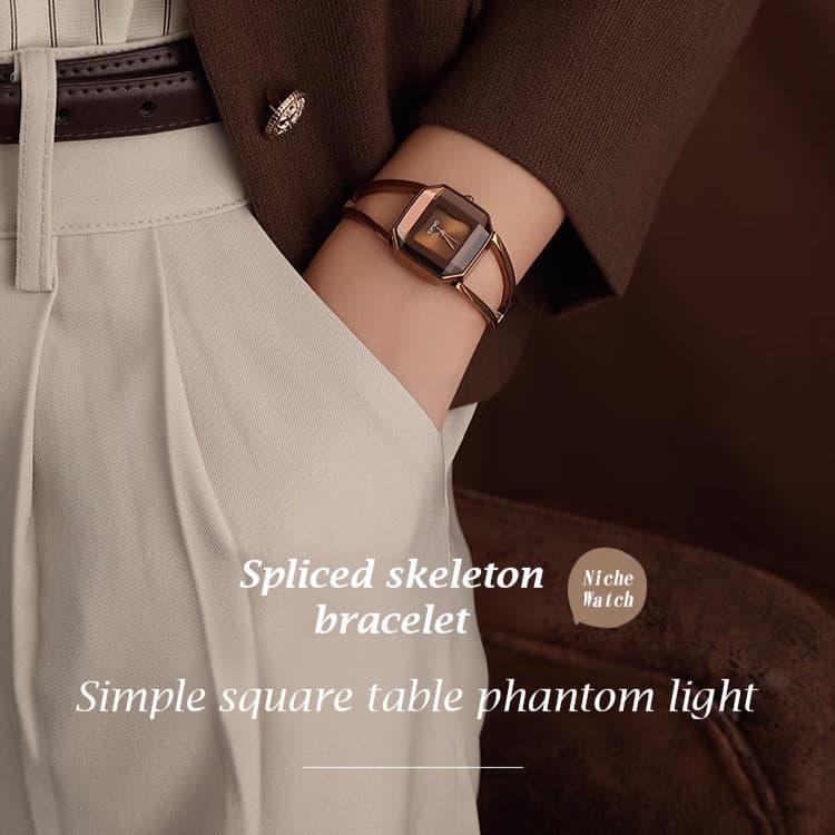 【Design Moderno】Relógio Feminino Elegante e Casual Resistente para Dia a Dia e Presente Perfeito Relógio para Mulher/Rel