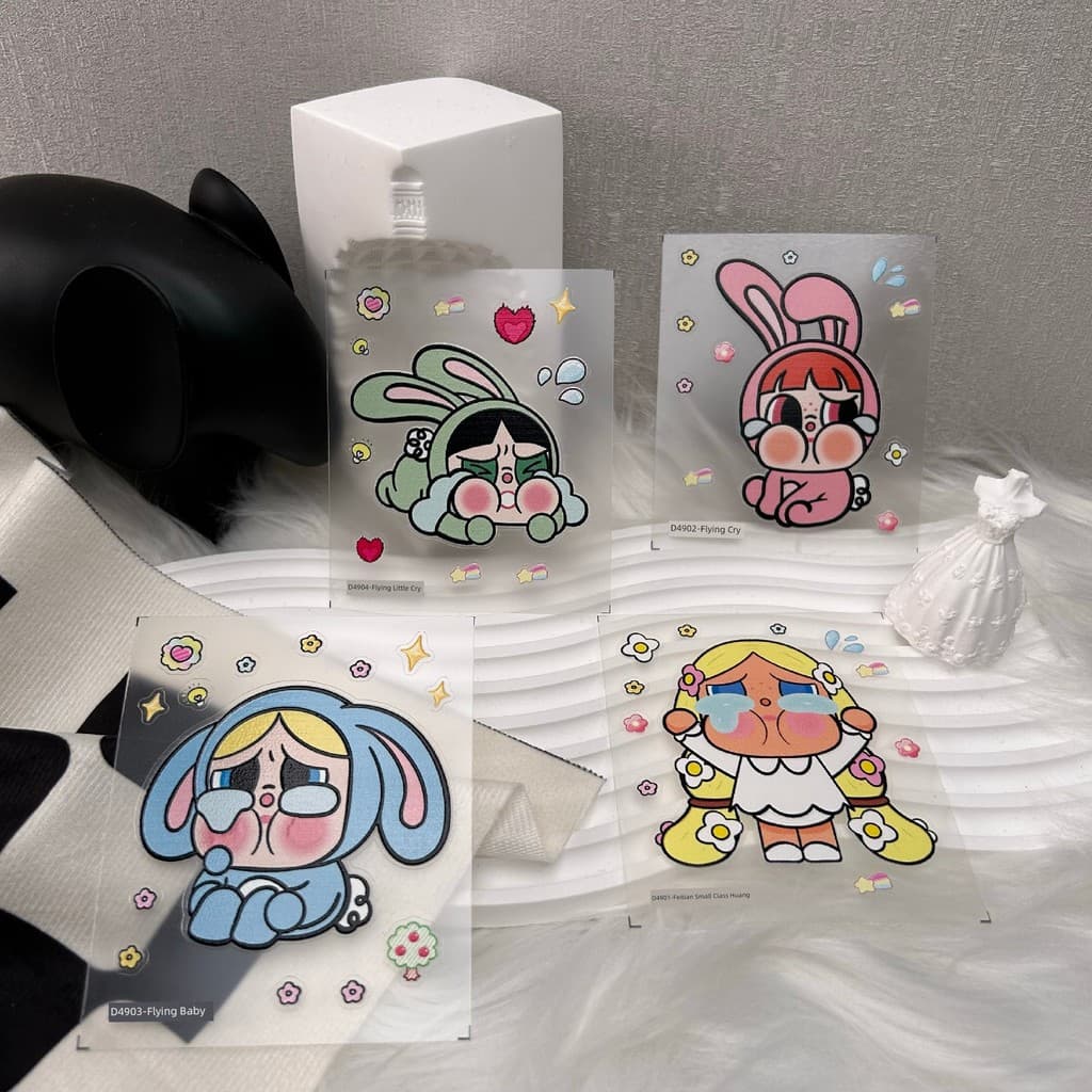 decoração de unha adesivo decoração de unha Adesivo novo e fofo de bebê chorando diy 5d adesivo de manicure tridimension