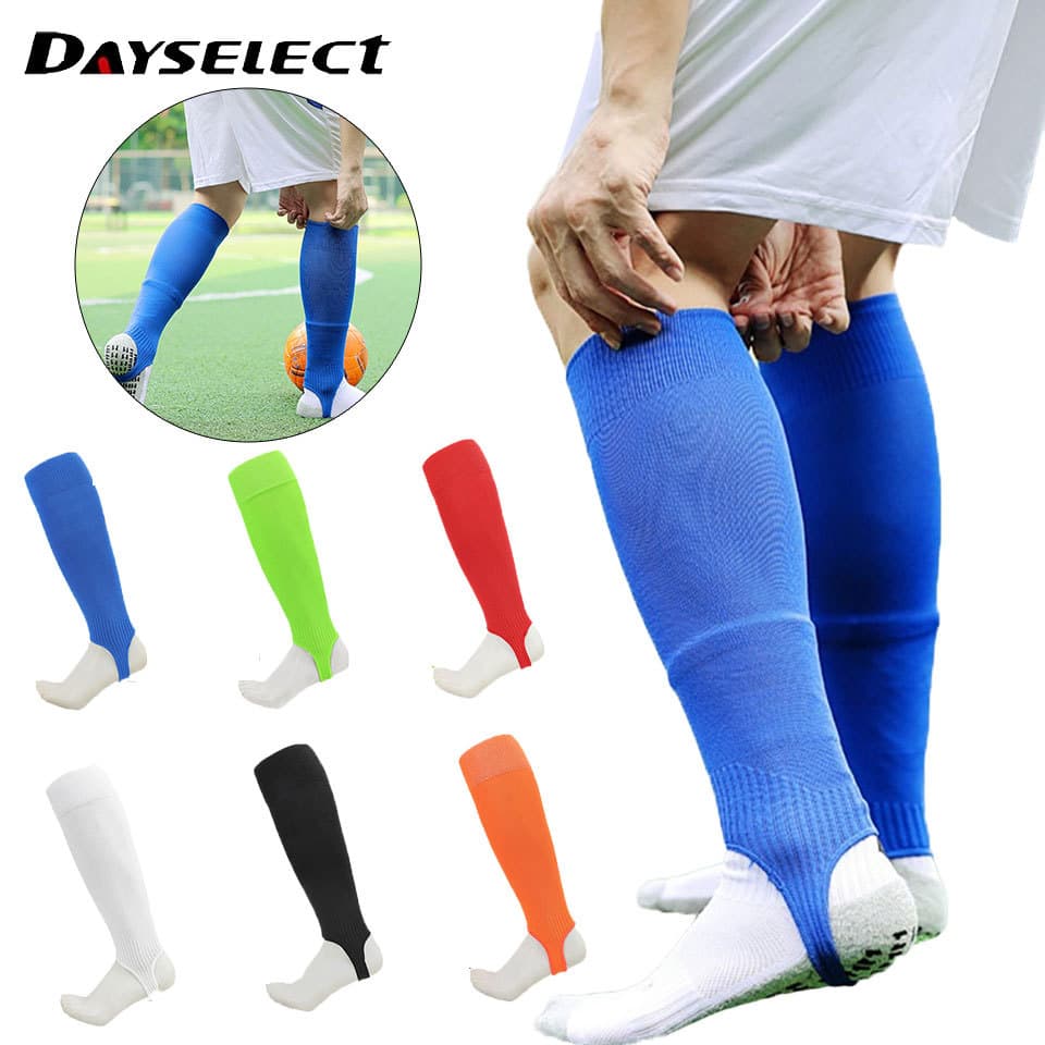 DAYSELECT 1 Par De Meias De Futebol Antiderrapantes Elásticas Respiráveis Prensadas Adequadas Para A Pele Esportes Macio
