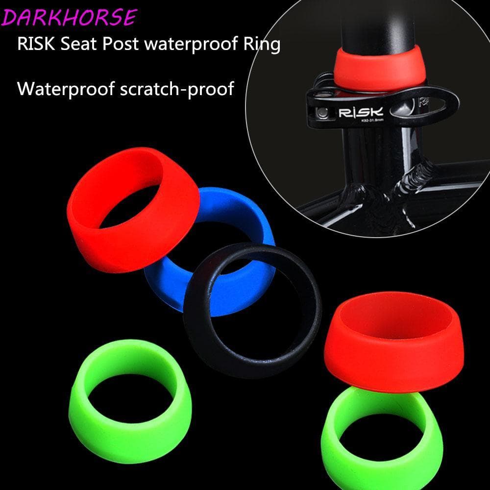 DARKHORSE Selim Grampos Capa À Prova D'água 1 Pc Espigão De Assento De Bicicleta Anel De Borracha Silicone Ciclismo