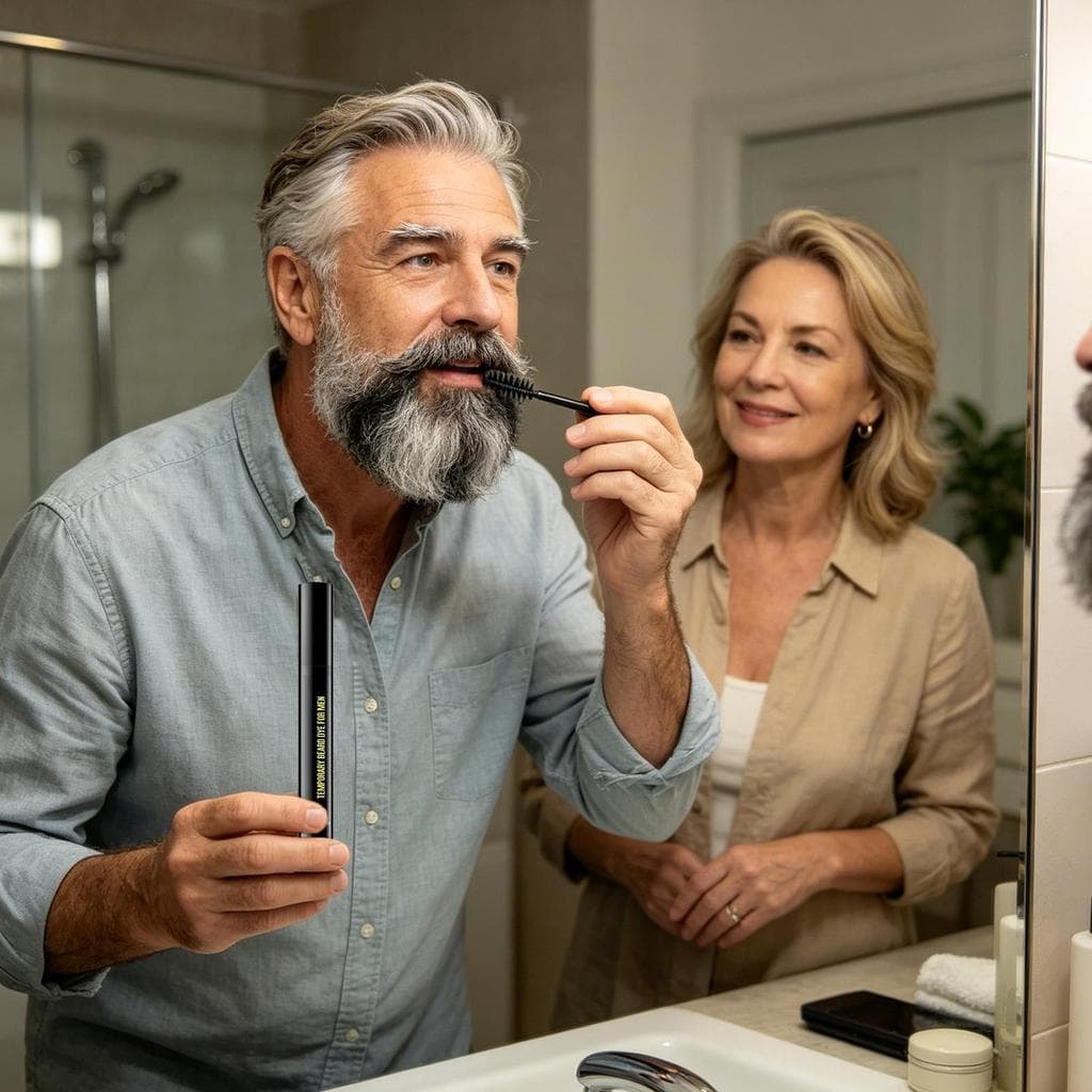 Tintura De Barba Para Homens , Segura , Suave , Precisa , E Sobrancelha Salão De Beleza Interno Externo , Férias , Viage