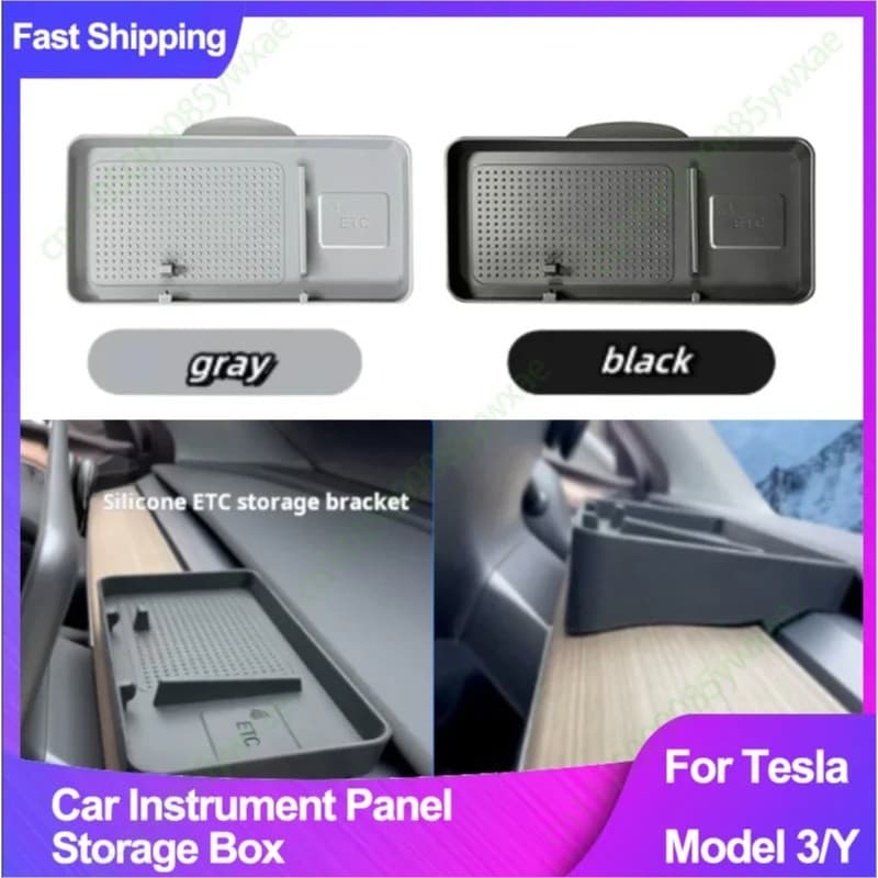 FZ Para Tesla Modelo 3/Y Painel De Instrumentos Do Carro Caixa Armazenamento Tela Controle Central Bandeja Traseiro Aces