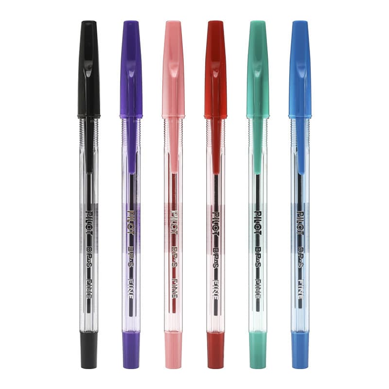 Caneta esferográfica PILOT japonesa para estudantes e uso em escritório, caneta colorida à base de óleo 0,7mm, caneta es