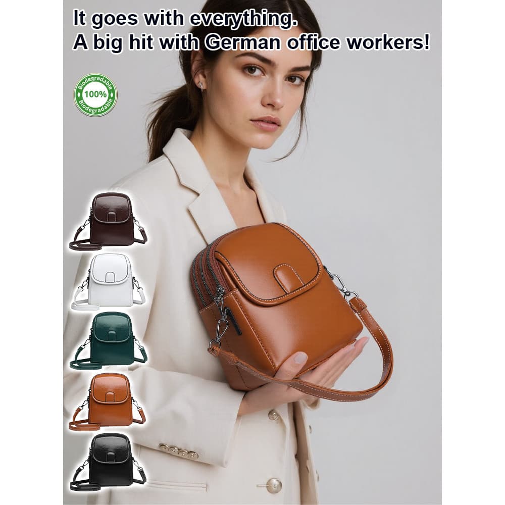 [Perfeito para o Verão] Women's Summer Phone Crossbody Bag Mini Shoulder Bag/Compact Purse/Fashionable Sling Bag/Bolsa d