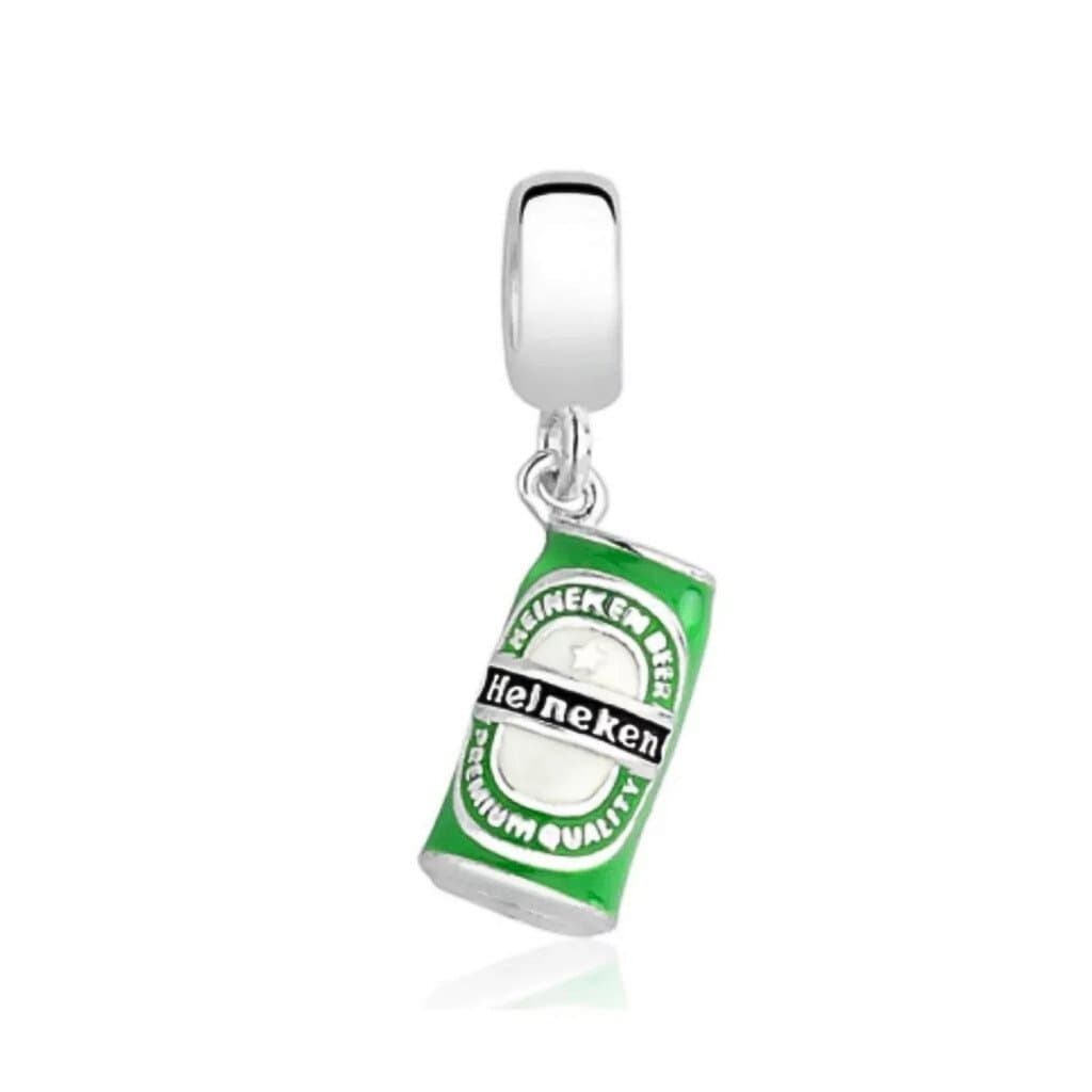 Berloque Latinha Cerveja Verde