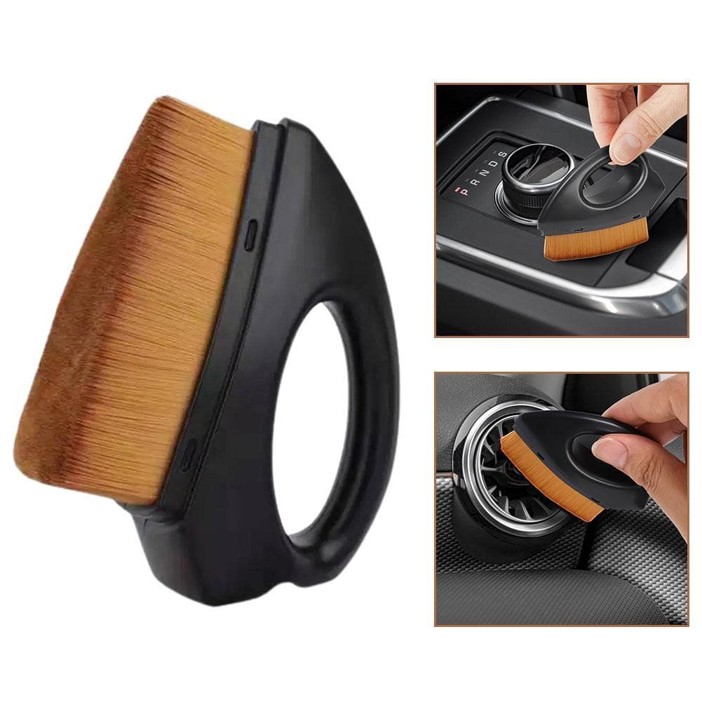 Pneu De Carro De Fibra Sintética Ultrafina Detalhando Escova Alça De Densidade Ergonômica Alta T5t1