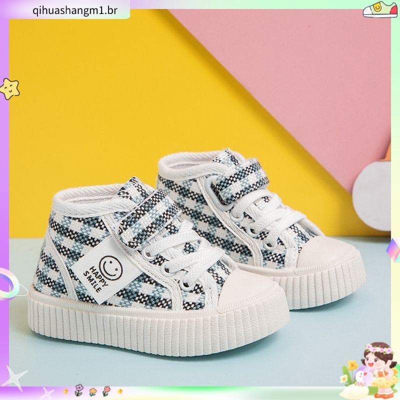 Primavera outono crianças sapatos de lona Denim sapatos infantis meninos meninas sapatos de alta qualidade pequenos têni