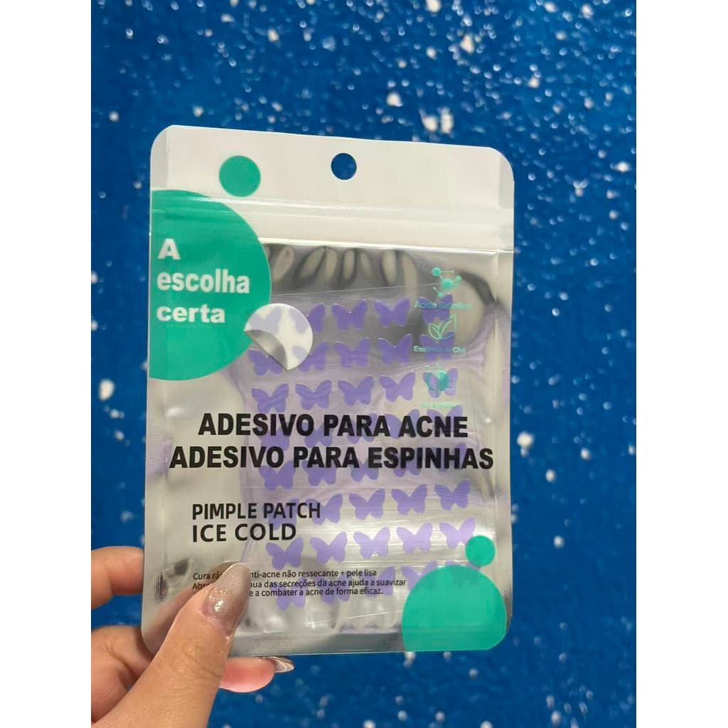 Adesivo para Espinha Formato Hidrocoloide  Borboletas