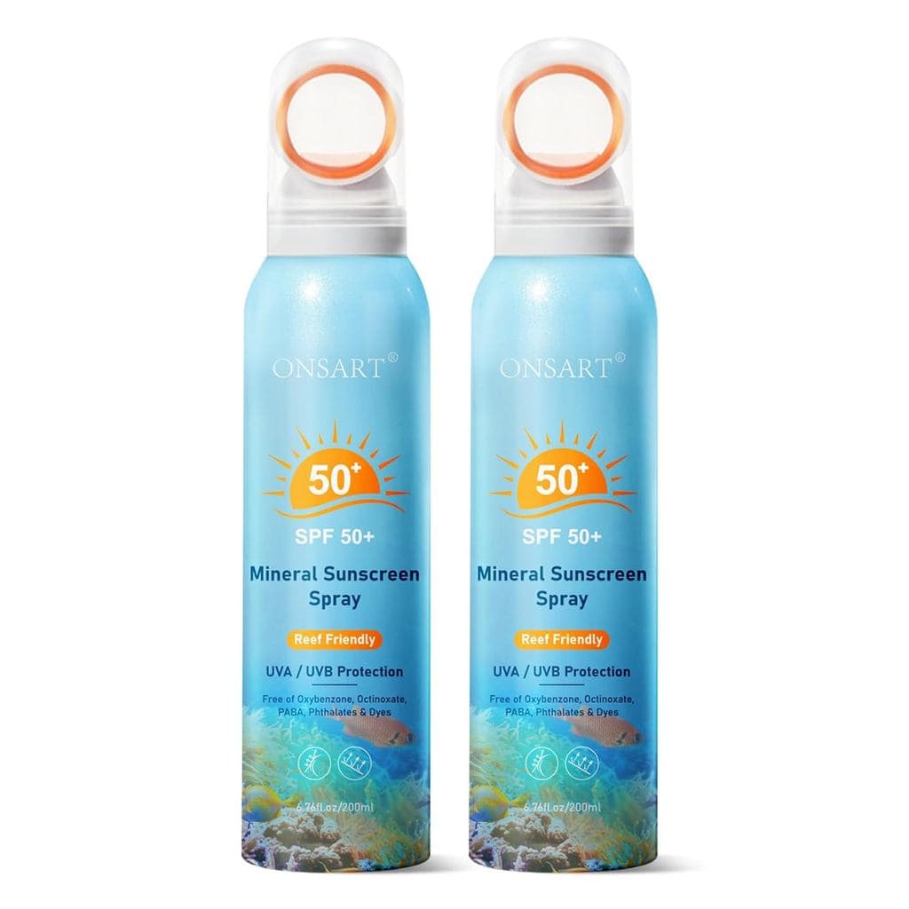Protetor Solar Mineral Reef Safe em Spray FPS 50+ com Óxido de Zinco, Proteção de Amplo Espectro UVA/UVB, Leve e Não Ole